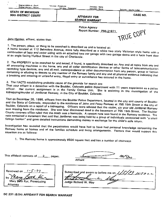 [01-05-1997 Warrant Page 2]