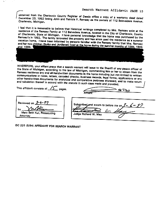 [03-06-1997 Warrant Page 6]