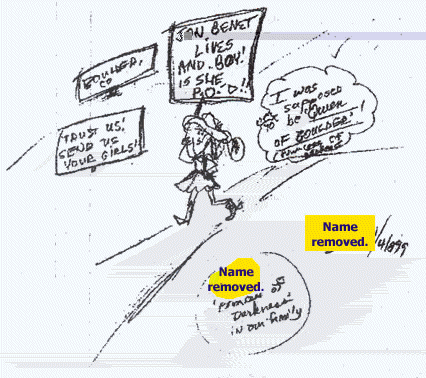 [Safeway Cartoon posted at Justice Watch Appril 14, 1999 courtesy of Starfish]