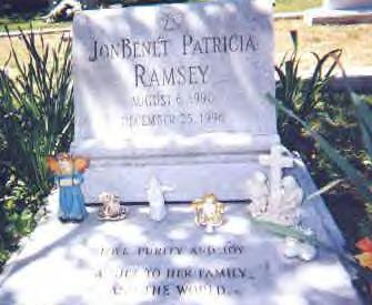 [jameson's photo of JonBenet's grave April 18, 2003]