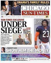 [July 24, 2008 Front Cover of the Sun-Times - www.suntimes.com]