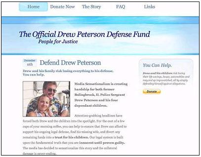 [www.defenddrew.com is no more, attorney Brodsky said 'their sort-term goal has been met' as reported by dbs2chicago]