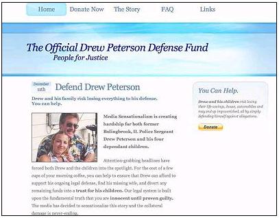 [The Official Defend Drew Peterson Web Site]