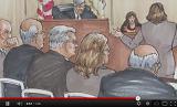 [Day One - Emotional testimony at start of Drew Peterson trial, Court room sketches by L.D. Chukman]