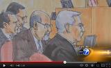 [Jury seated in Drew Peterson Trial sketches by L.D. Chukman]