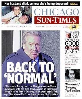 [January 14, 2008 Front Cover of the Sun-Times - www.suntimes.com]