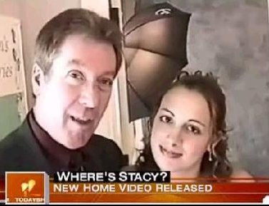 [Drew Peterson and Stacy Cales in home video of Stacy's Aunt Candace's renewed wedding vows celebration]