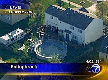 [6 Pheasant Chase Court, Bolingbrook, Will County, Illinois - Screen capture from ABC7 Chicago]