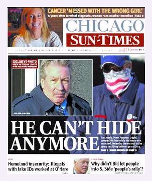 [November 08, 2007 Front Cover of the Sun-Times - www.suntimes.com]