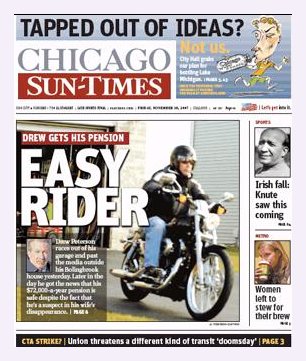 [November 16, 2007 Front Cover of the Sun-Times - www.suntimes.com]