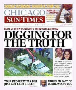 [November 14, 2007 Front Cover of the Sun-Times - www.suntimes.com]