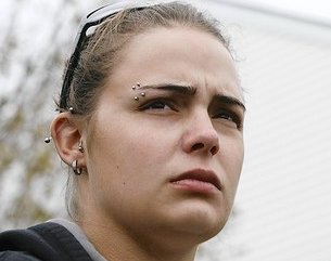 [Cassandra Cales, Stacy's sister (Tribune photo by Antonio Perez - November 5, 2007)]