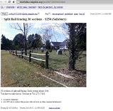 [Craigslist Ad selling Split Rail fencing]