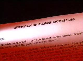 [Interview with Michael Grimes Huss]